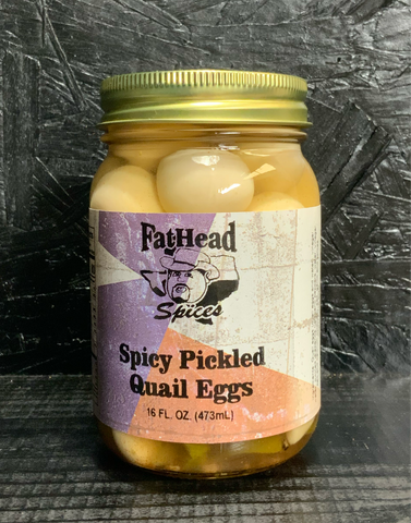 Spicy Pickled Quail Eggs